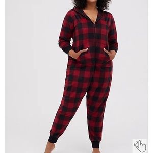 Torrid Fleece full length lounge onesie